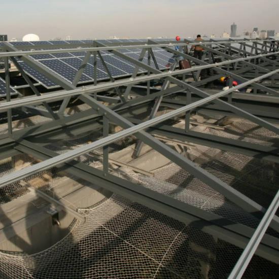 鍍鋅方管用于太陽(yáng)能發(fā)電支架